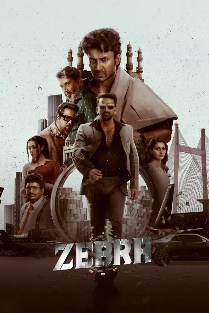 Free Zebra (2025) (Hindi + Telugu) Dual Audio UnCut South Movie HD ESub